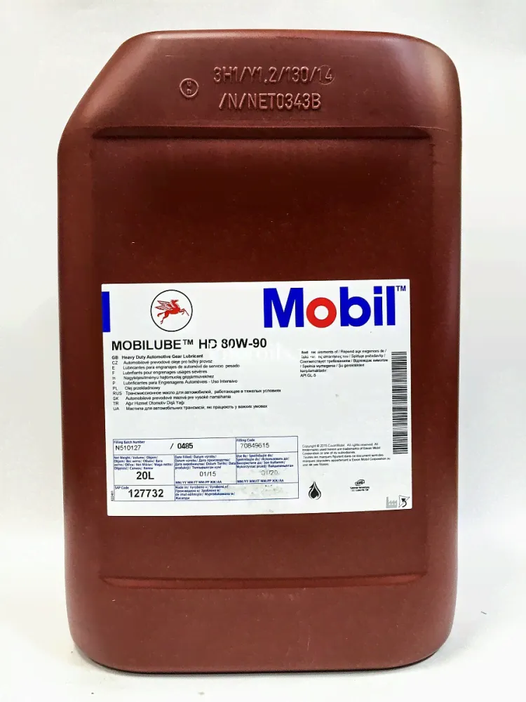 MOBIL Mobilube HD 80W90 мин GL-5 1л