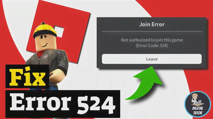 How To Fix Roblox You Do Not Have Permission To Join This Experience (Error code 524) Error 524 fix