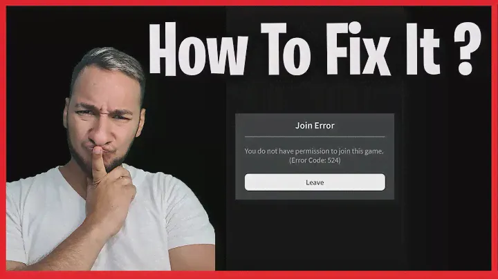 How To Fix Roblox Error Code 524