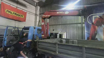 Чистка гидравлической системы от эмульсии на манипуляторе Amco Veba 807NT2S, замена КОМ