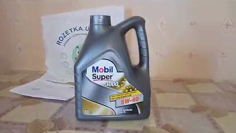 Распаковка Моторное масло Mobil Super 3000 x1 5W-40 4 л из Rozetka.com.ua