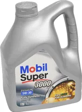 MOBIL 5W30 SUPER 3000 X1 FORMULA FE 4L синтетическое моторное масло