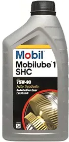 Масло трансмиссионное MOBIL Mobilube 1 SHC 75W-90 синтетическое 1 л 157287/149618