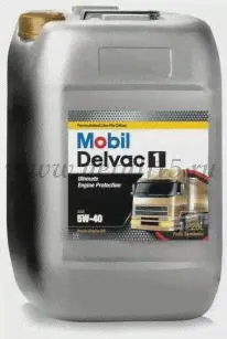 Масло моторное Mobil Delvac 1 5W40 синт 20л 152709