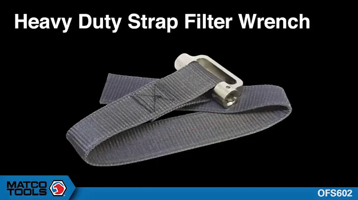 HEAVY-DUTY OIL FILTER STRAP WRENCH- OFS602