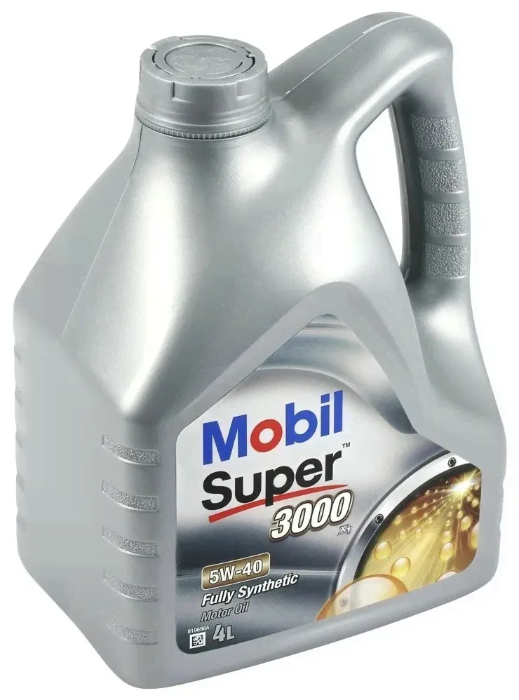 MOBIL MOBIL 150546 Масло моторное 5W40 MOBIL 4л синтетика MOBIL SUPER 3000 X1 EU (Турция) моторные масла-3